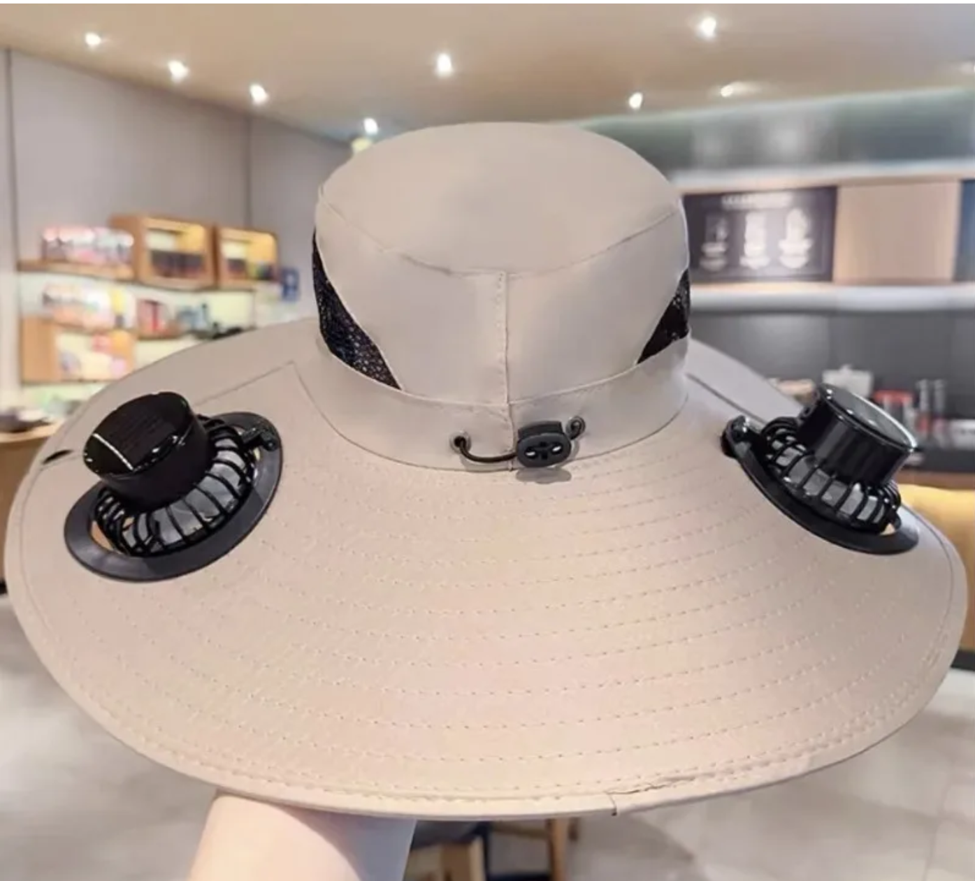 Chapeau ventilé pour l'été intelligent Anti-UV & Rechargeable
