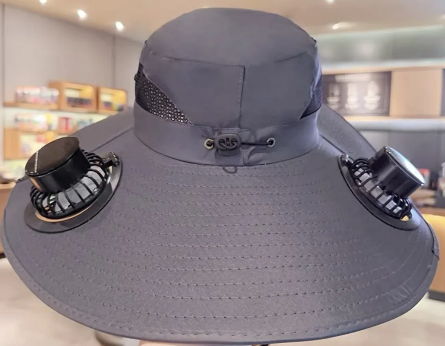 Chapeau ventilé pour l'été intelligent Anti-UV & Rechargeable