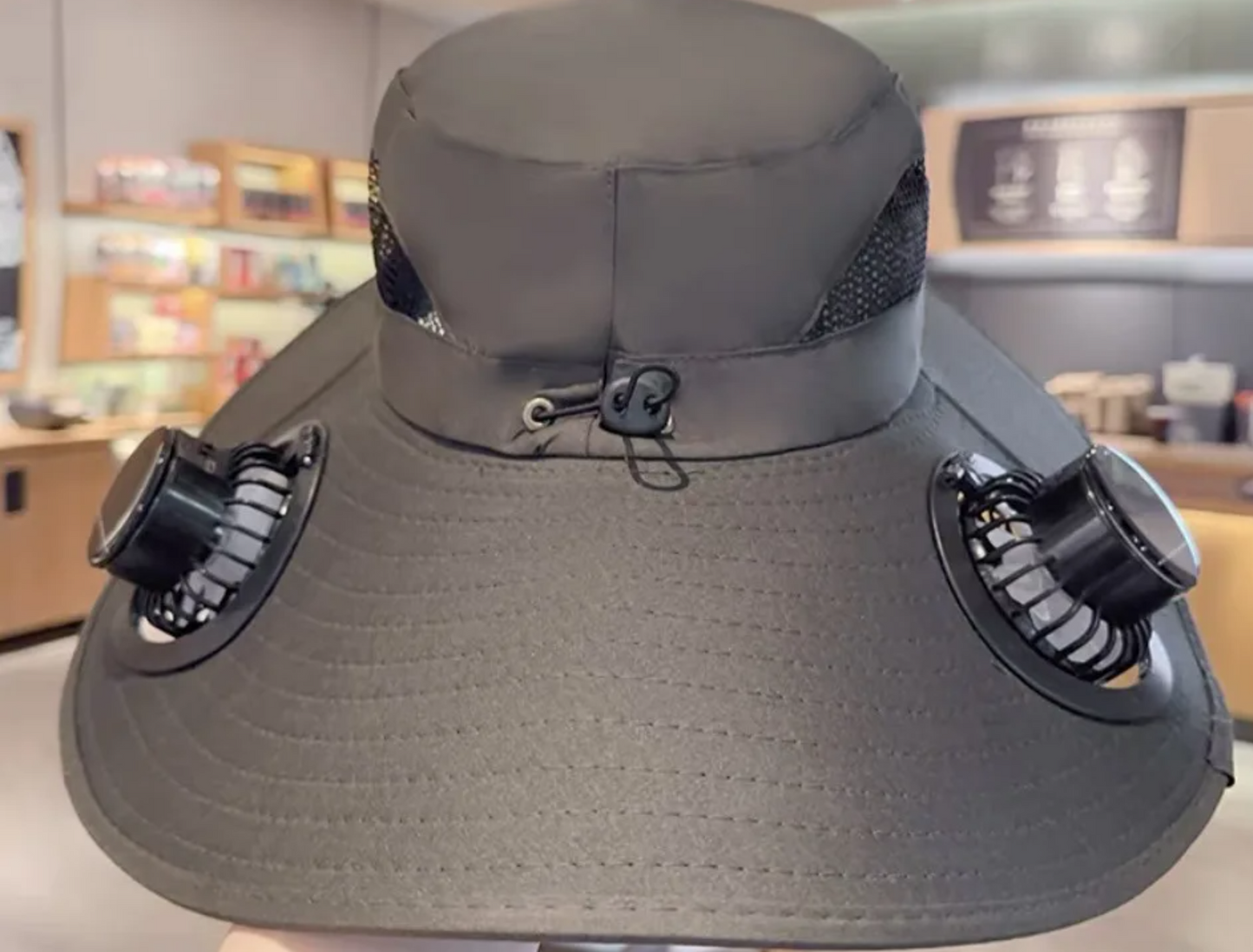 Chapeau ventilé pour l'été intelligent Anti-UV & Rechargeable