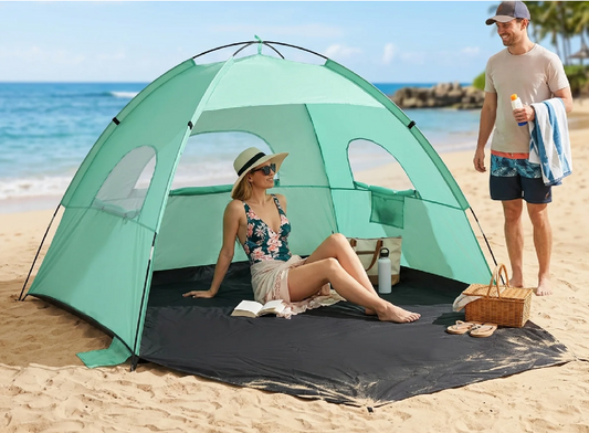 Tente de plage anti-UV pliable